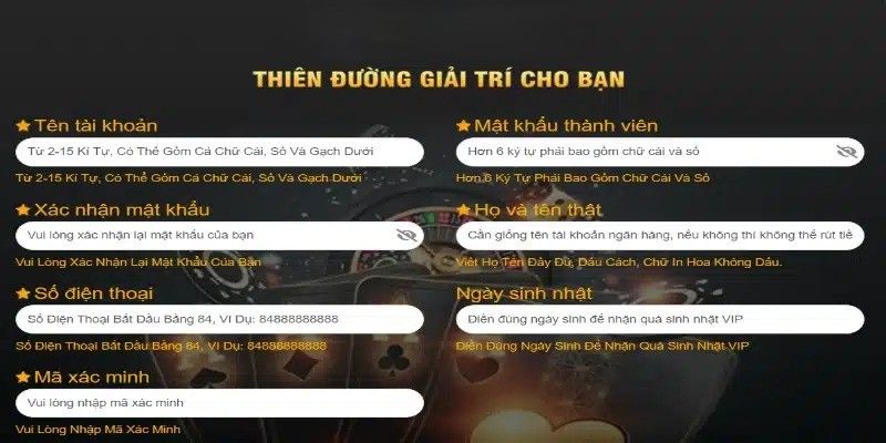 Làm theo hướng dẫn của nhà cái để hoàn thành việc đăng ký Ko66